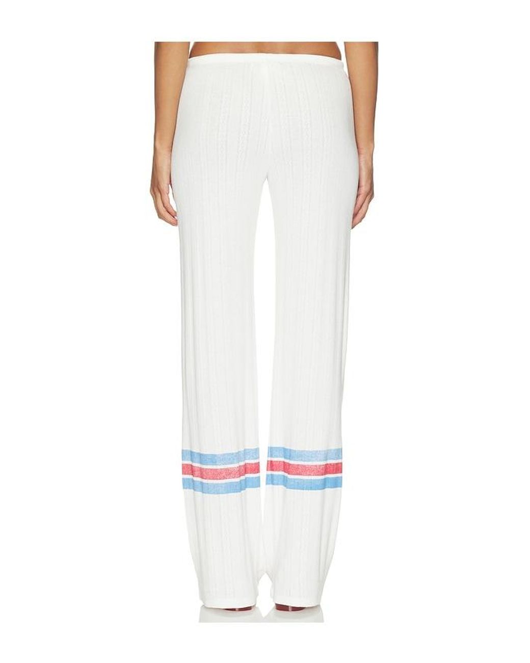 Frankie's Bikinis White Class Act Pointelle Pant