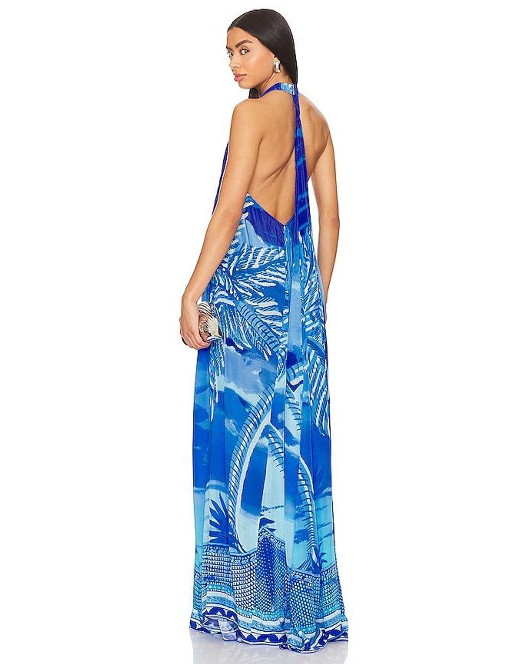 Hemant Nandita X Revolve Soma Maxi Dress in Blue Lyst UK
