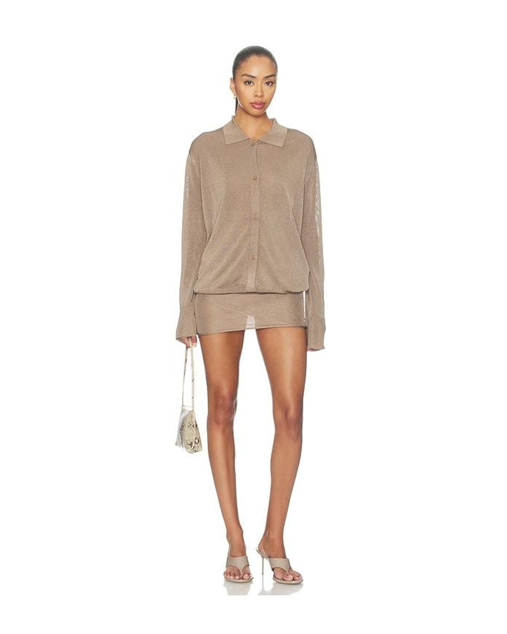 AYA MUSE Natural Solin Dress