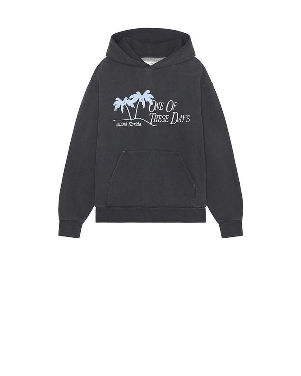 One Of These Days Black X Revolve X Fwrd Miami Design 04 Hoodie for men