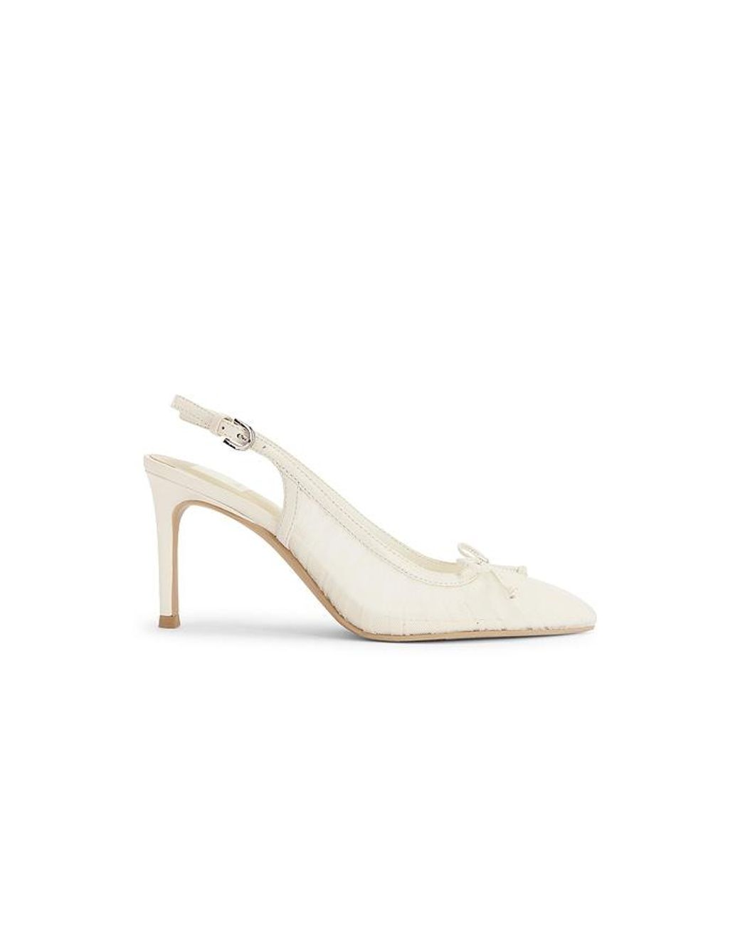Dolce Vita White Yela Slingback Pump
