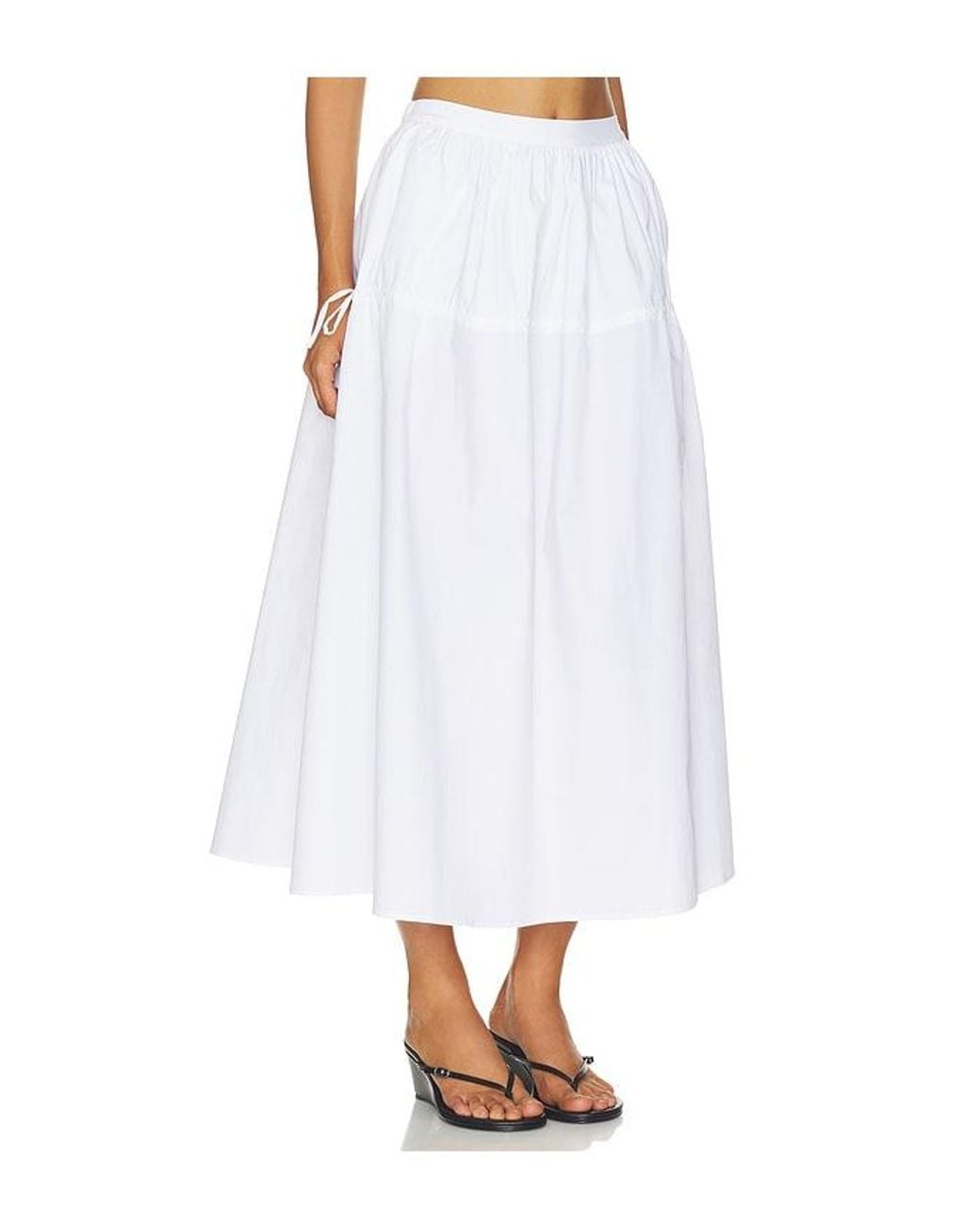 Solid & Striped White The Ivy Skirt