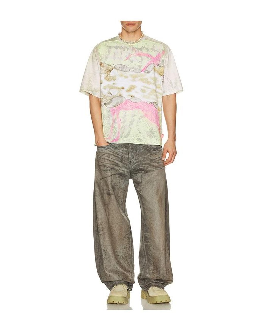 DIESEL Multicolor Clint Tee for men