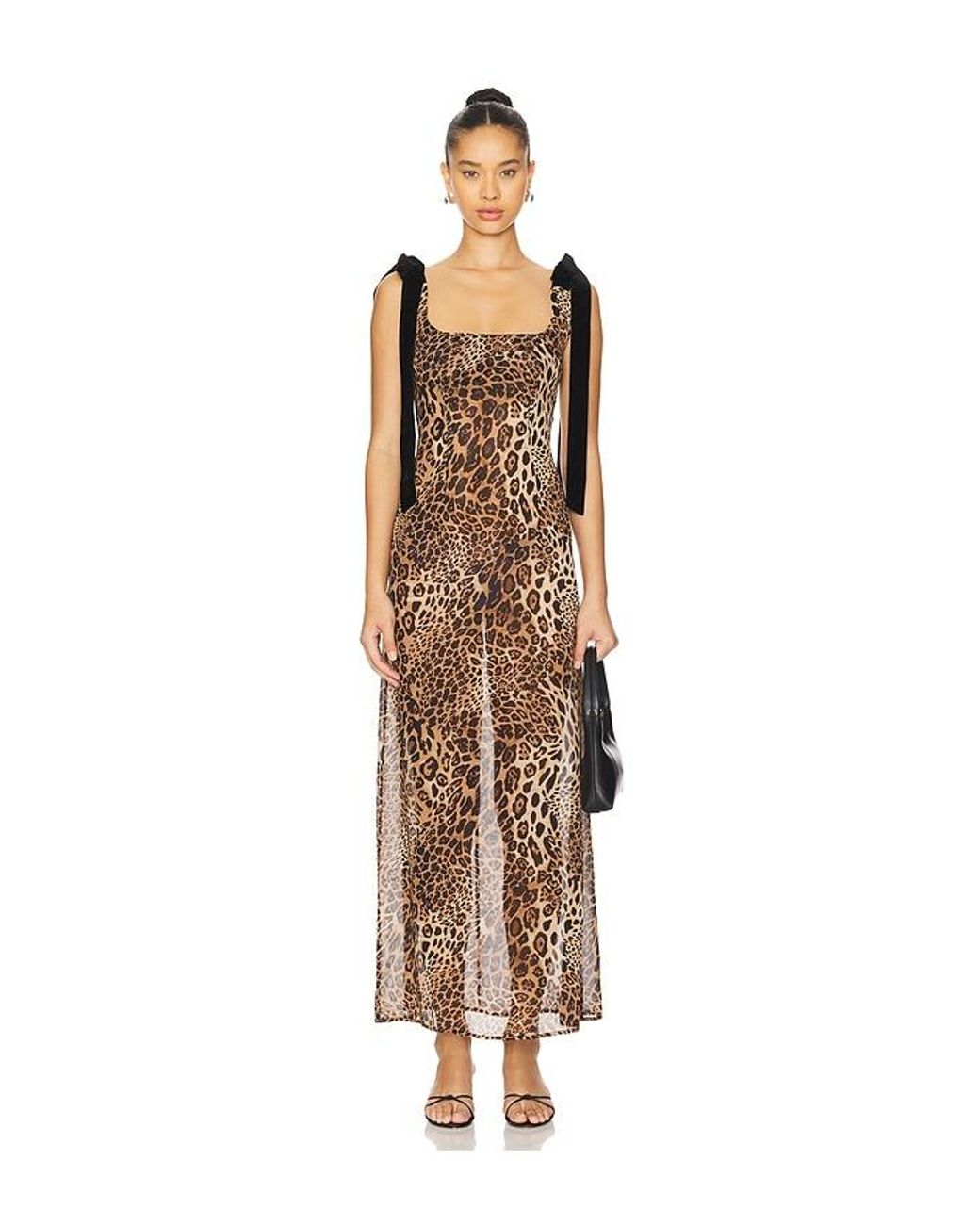 MORE TO COME Natural Katina Maxi Dress