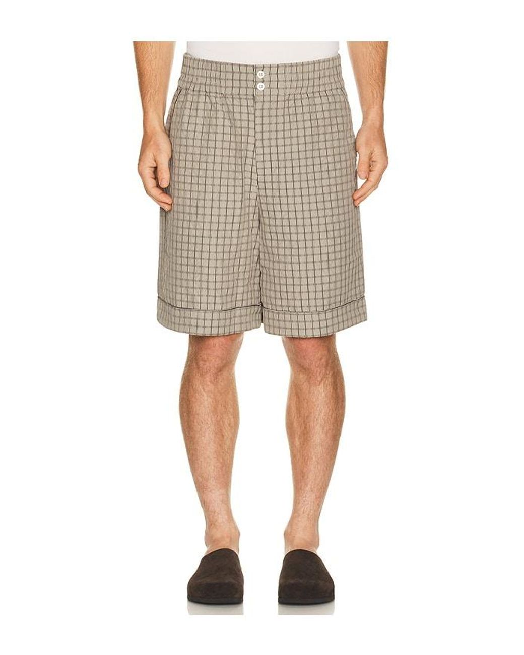 KROST Natural Plaid Short for men
