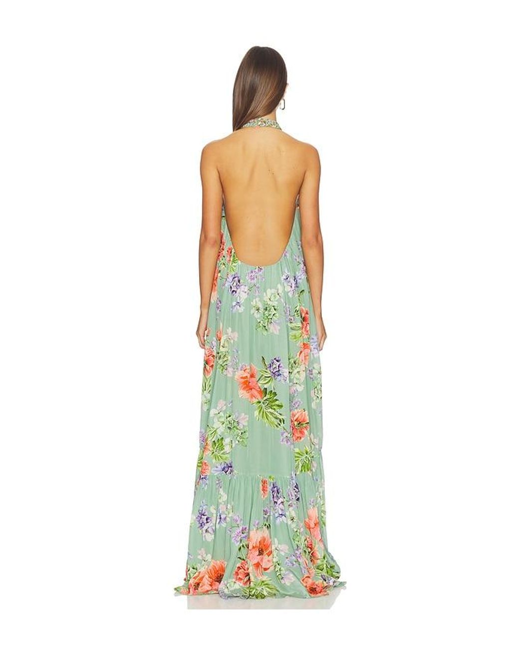 Hemant & Nandita White Maxi Dress