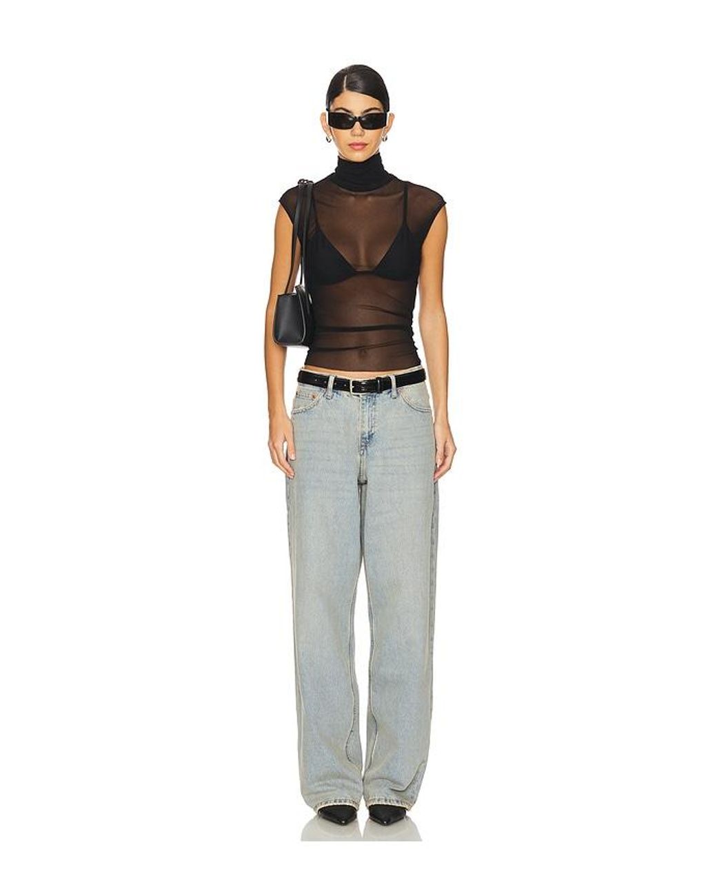 Only Hearts Black Turtleneck Shell
