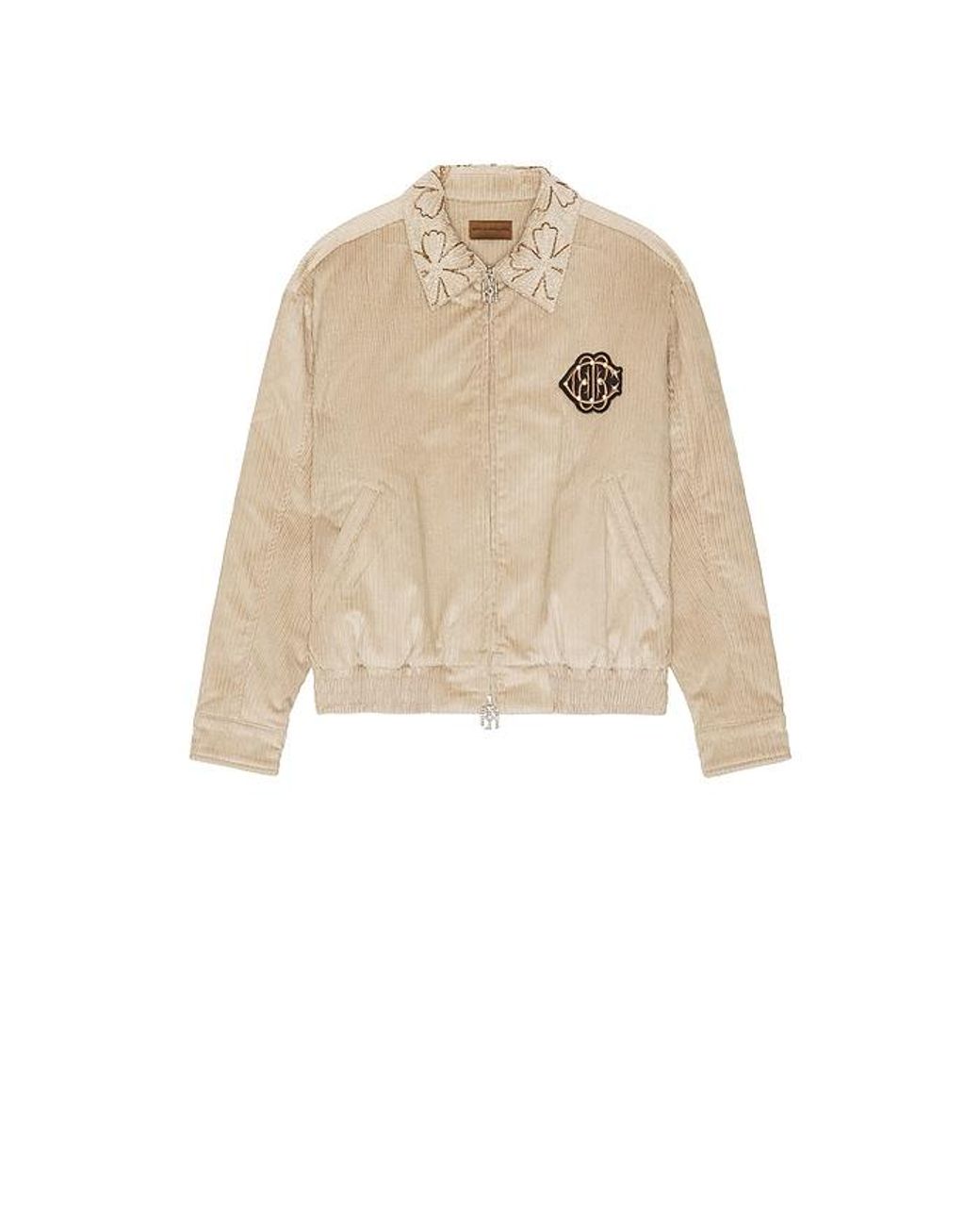 BIRTH OF ROYAL CHILD Brown Corduroy Castle Jacket for men