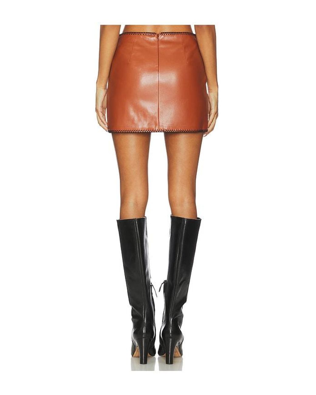 Amanda Uprichard Orange Ginger Skirt
