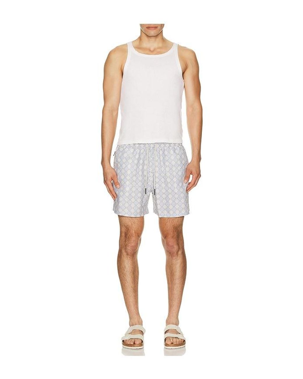 Oas Blue Swim Shorts for men