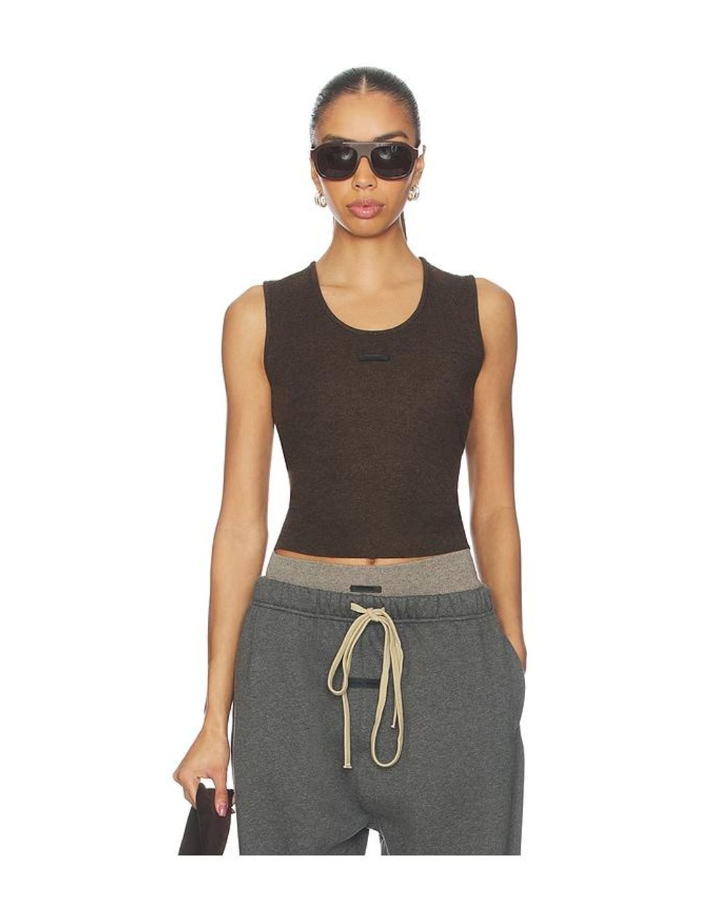 Fear Of God Black Rib Tank Top