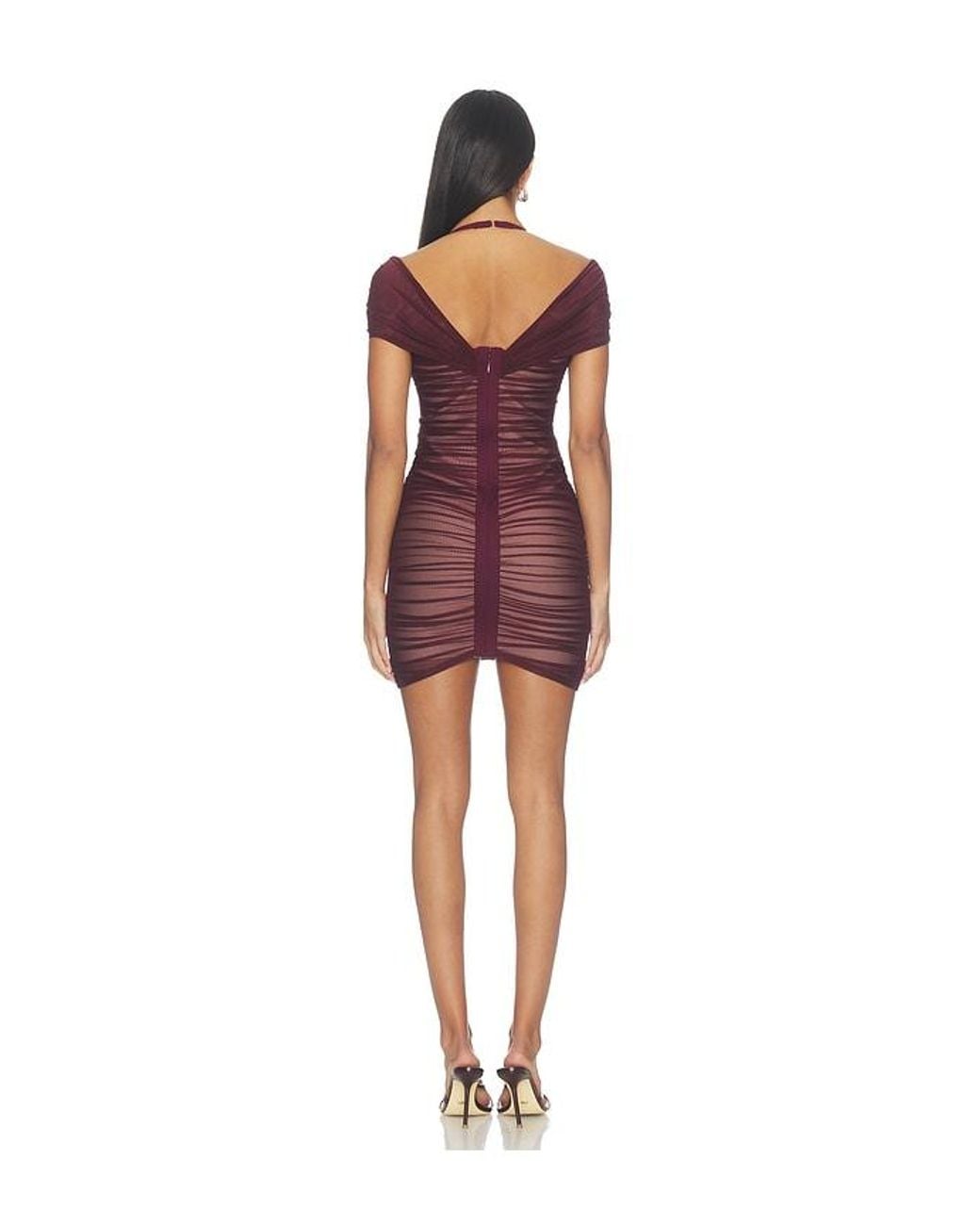 Hervé Léger Red The Linda Dress