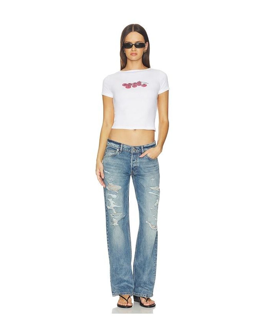 Lisa Says Gah White Alex Tee Shirt
