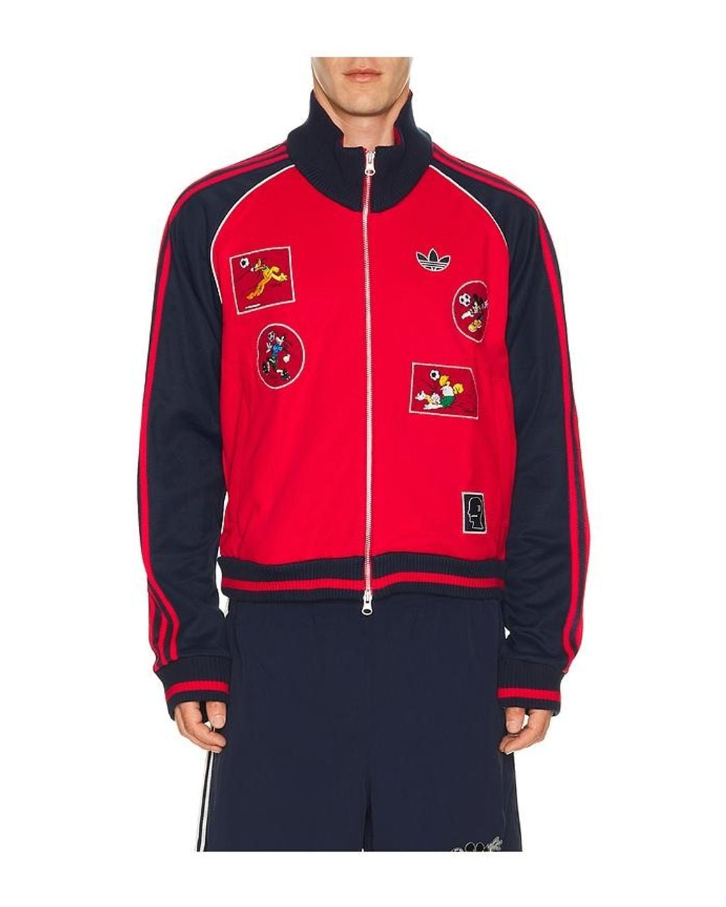Adidas Originals Red X Brain Dead X Disney Track Top for men
