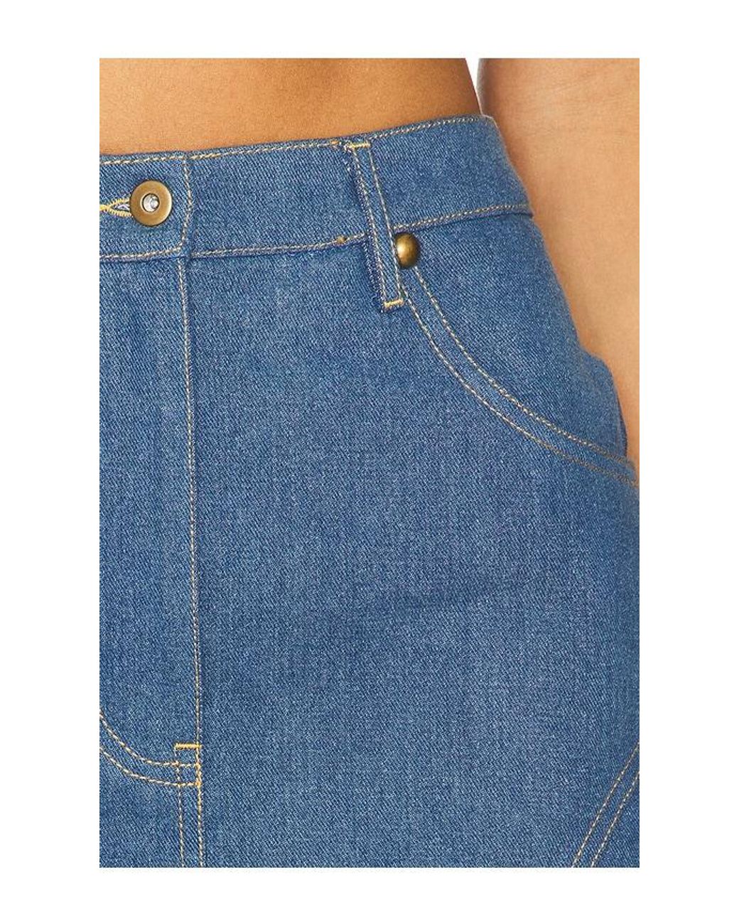 Lovers + Friends Blue Mira Mini Skirt