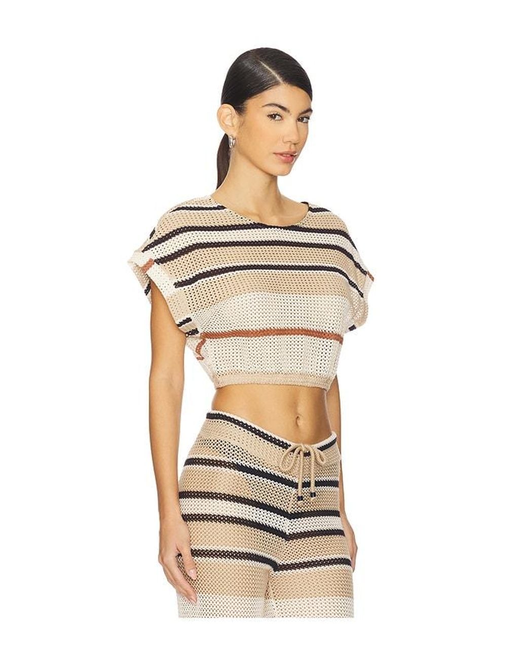 PQ Swim Natural Renee Crop Top