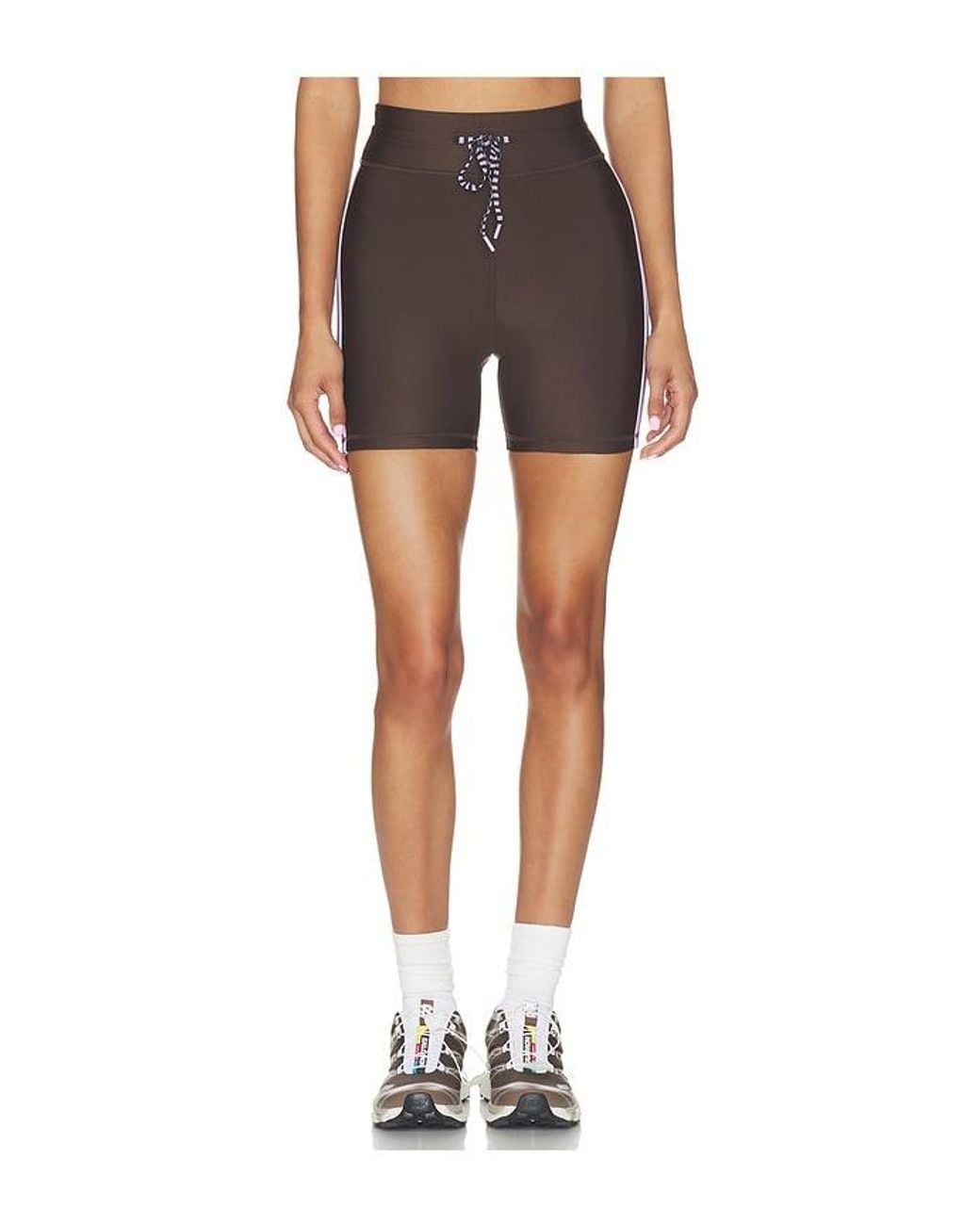 The Upside Black Oxford 5In Spin Short