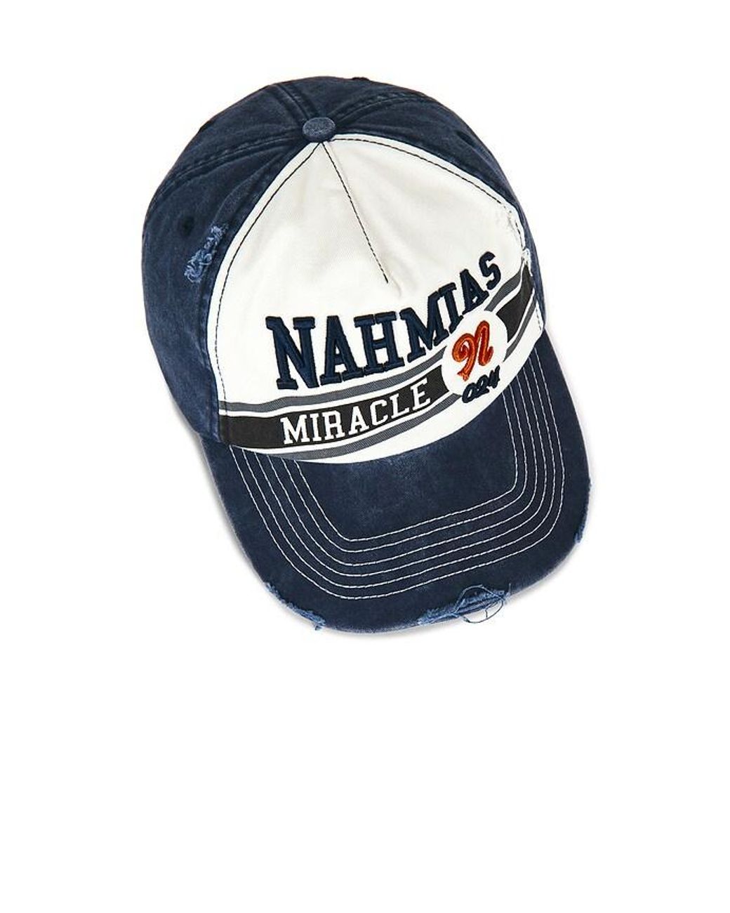NAHMIAS Blue Coastal Sport 6 Panel Hat for men
