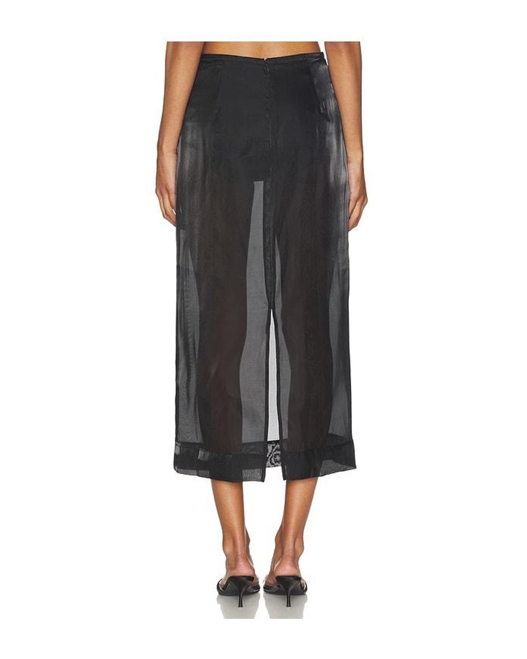 Madison The Label Black Knox Midi Skirt