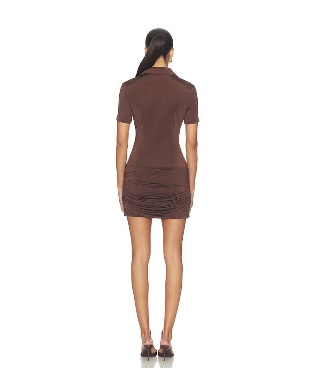 Amanda Uprichard Brown Kat Dress