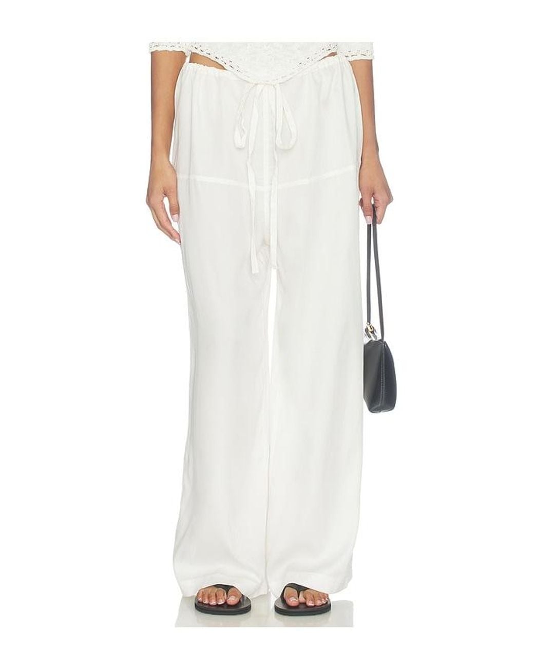 With Jean White Norah Pant