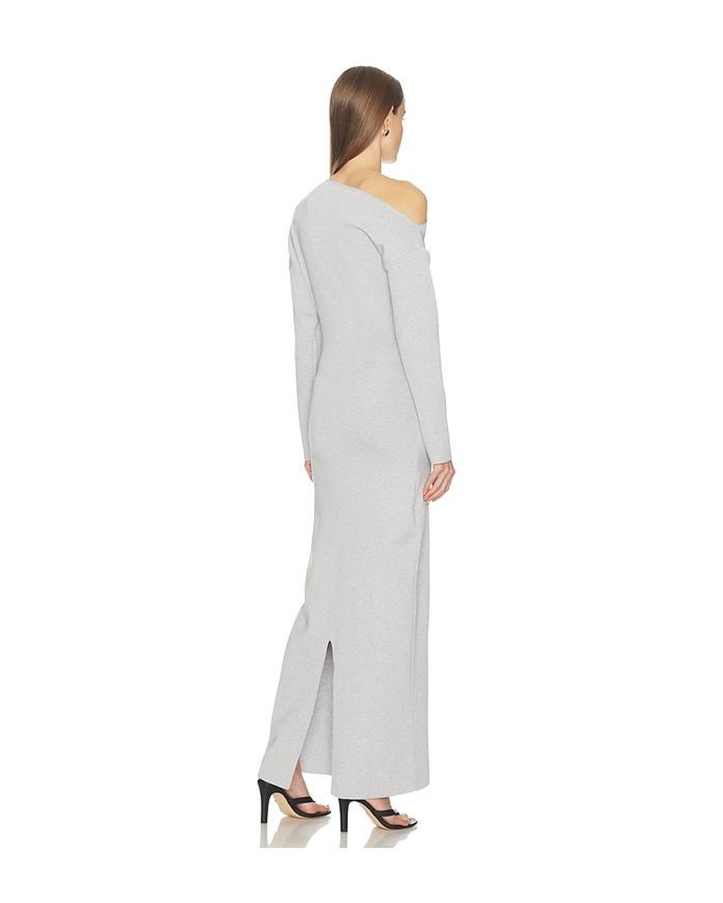SRG White Lesly Off Shoulder Knit Dress