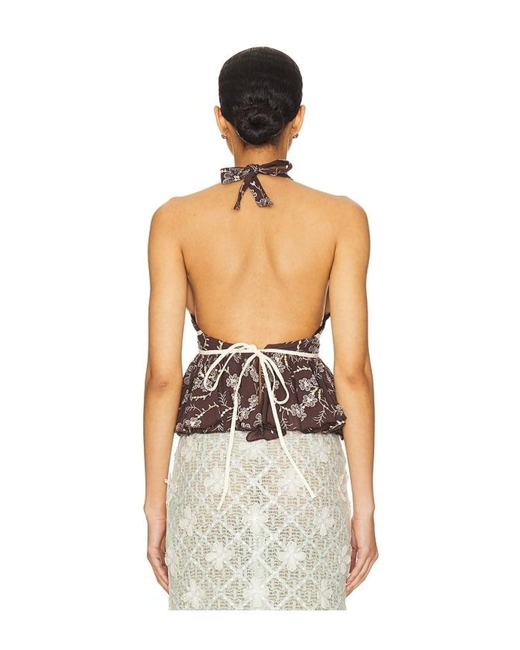 Siedres Brown Minila Top