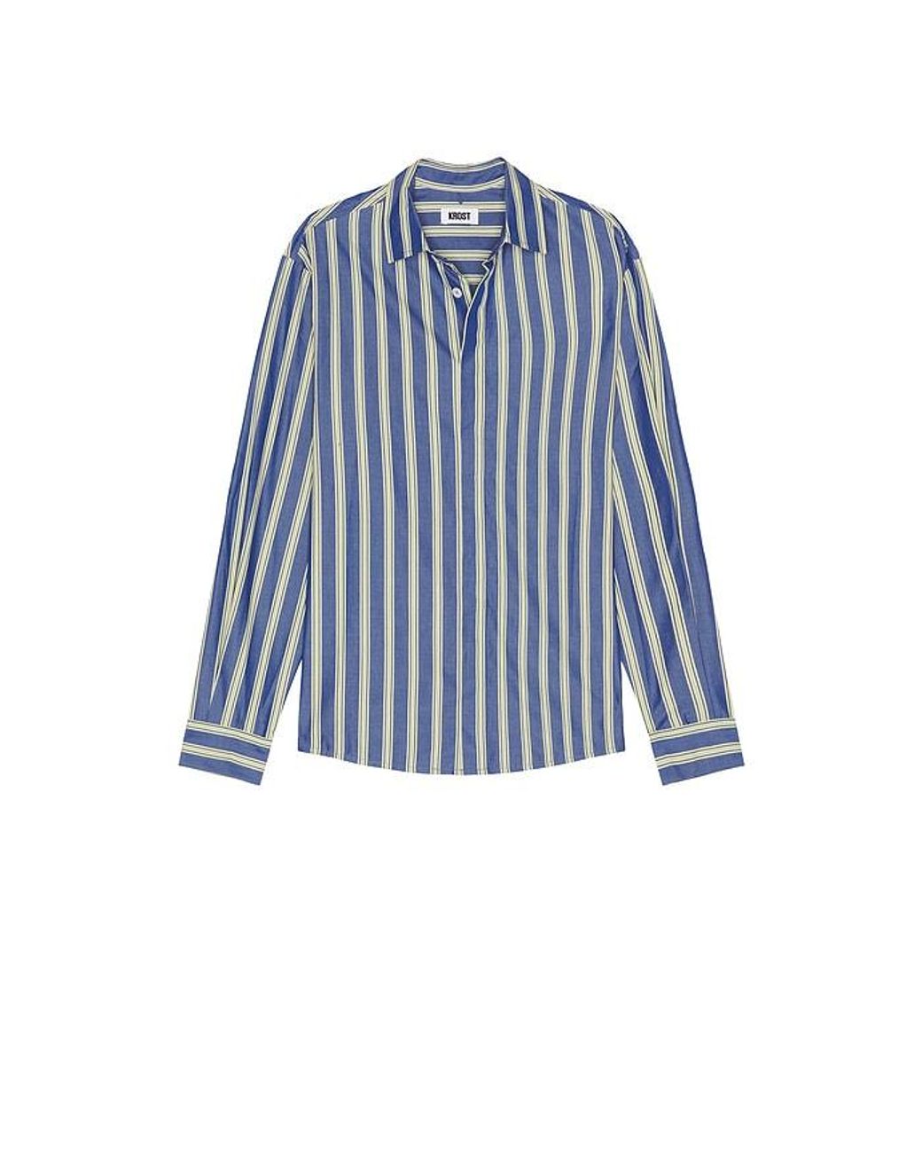 KROST Blue Jordan Striped Shirt for men