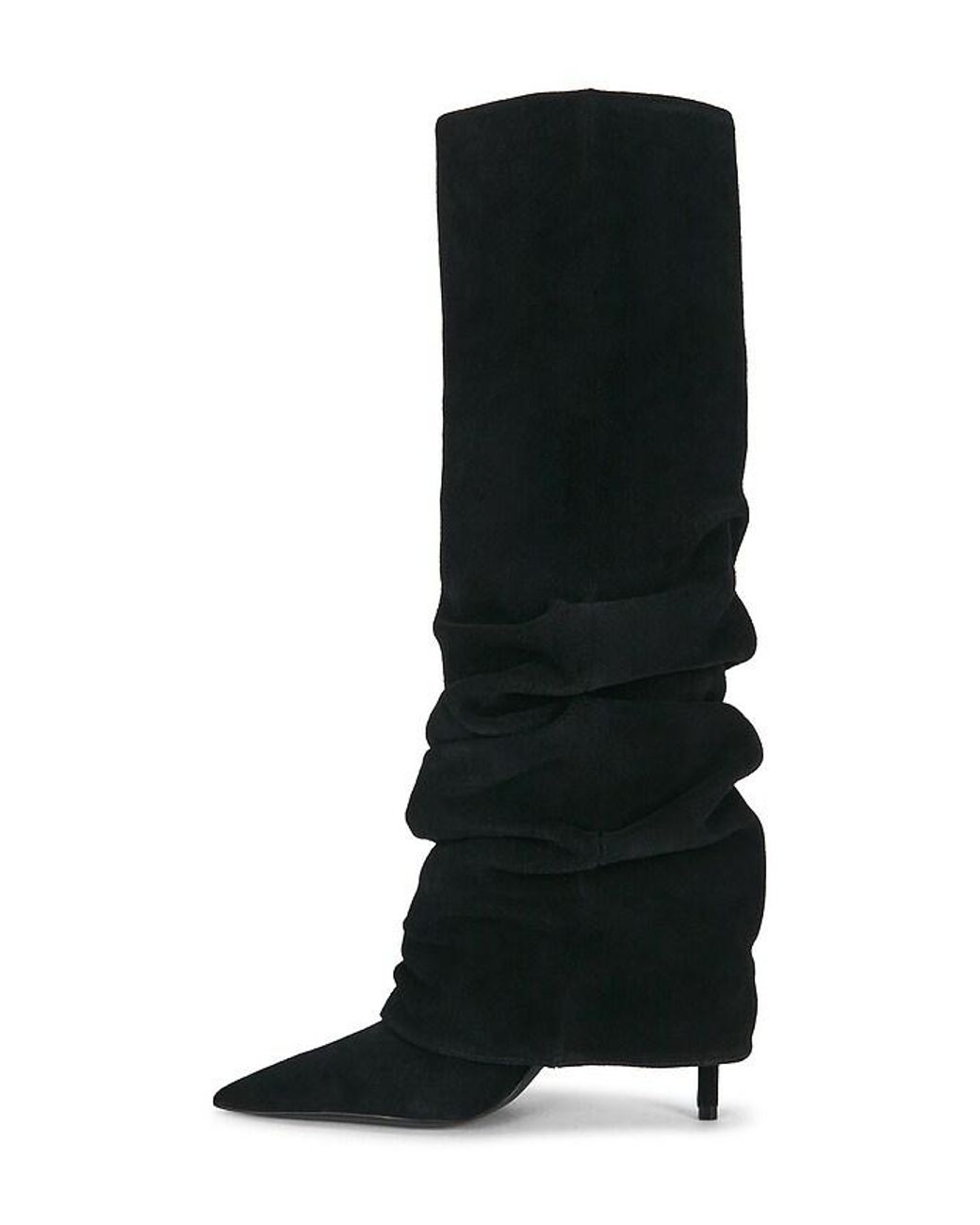 SCHUTZ SHOES Black Mikki Up Cloak Boot