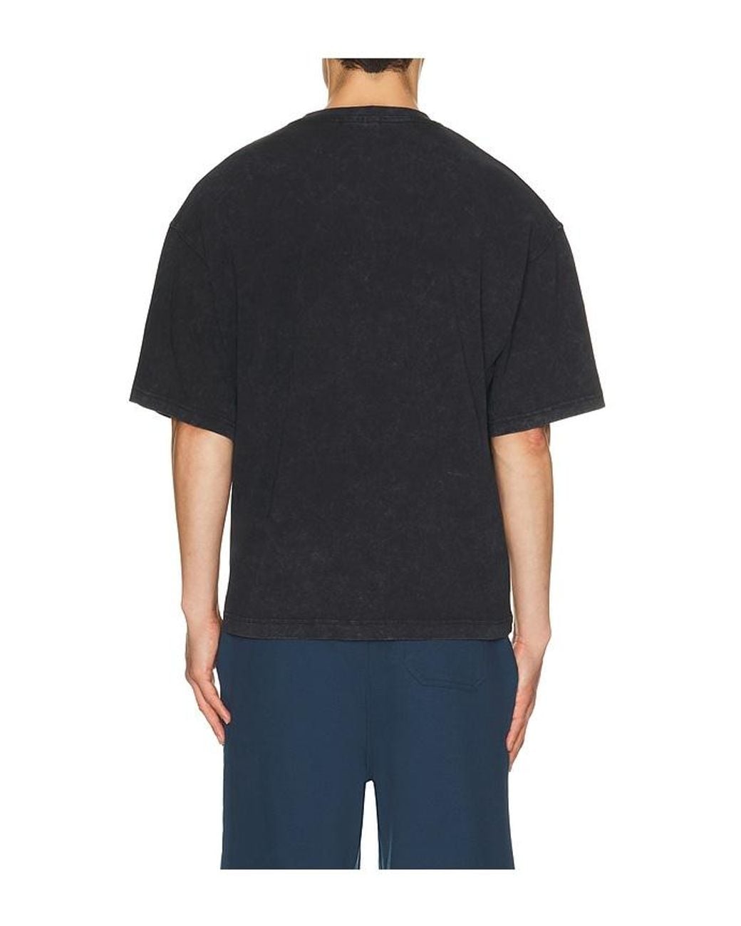 Daily Paper Black Shield Helmet Short Sleeve T-Shirt for men