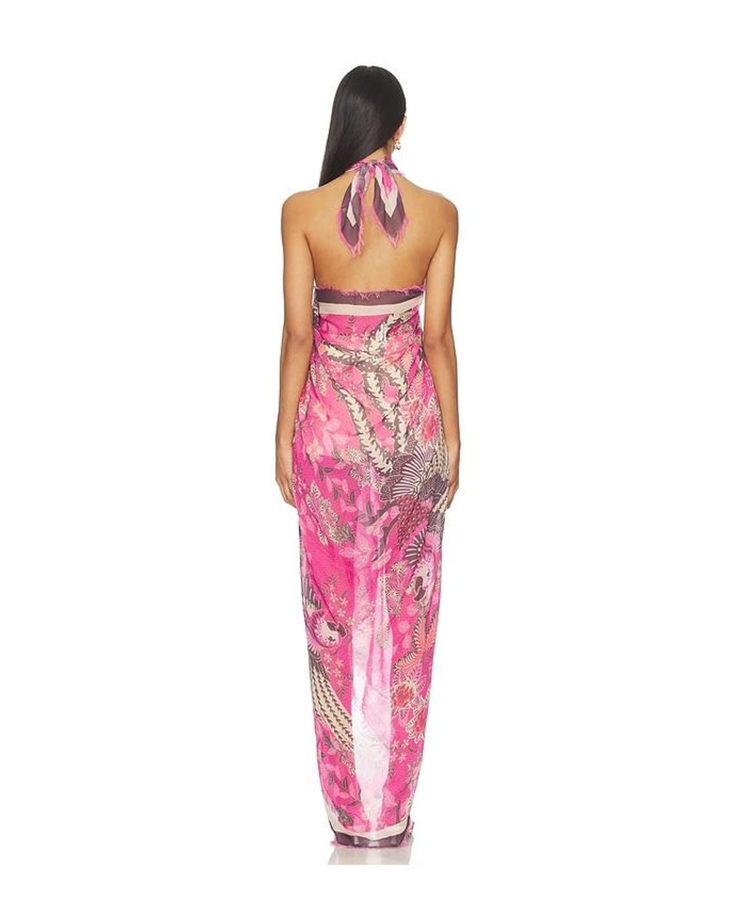 Spell Red Volcano Goddess Travel Scarf Top