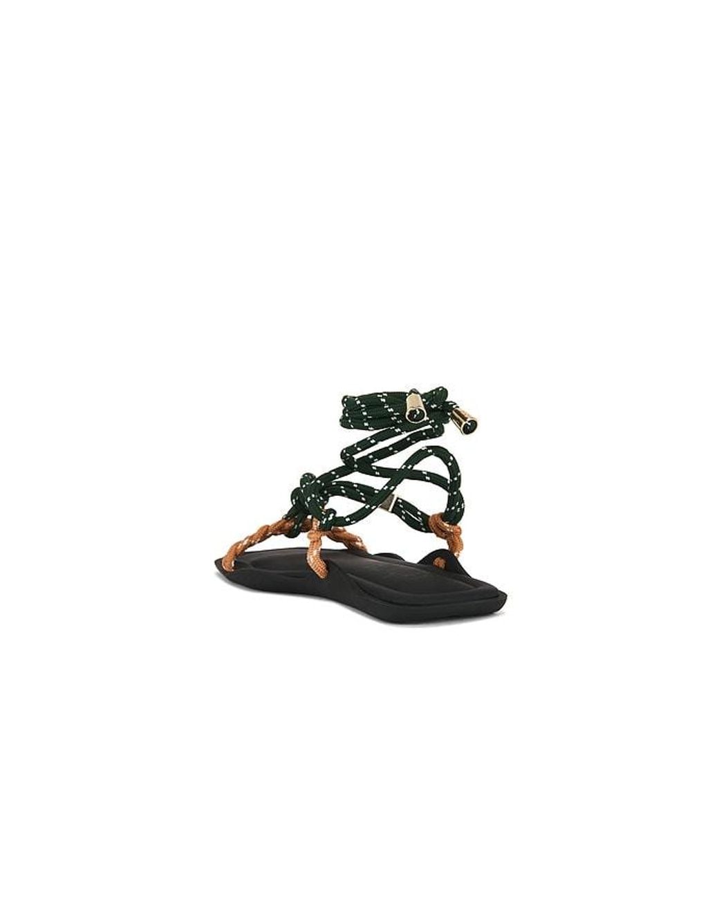 Flòwze Black Fl㲠Square Twin Sandal