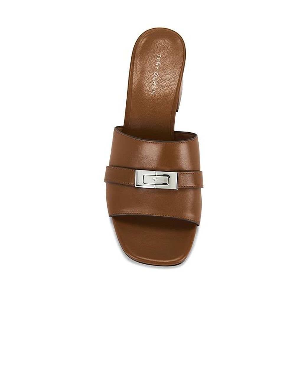 Tory Burch Brown Leelee Heeled Mule