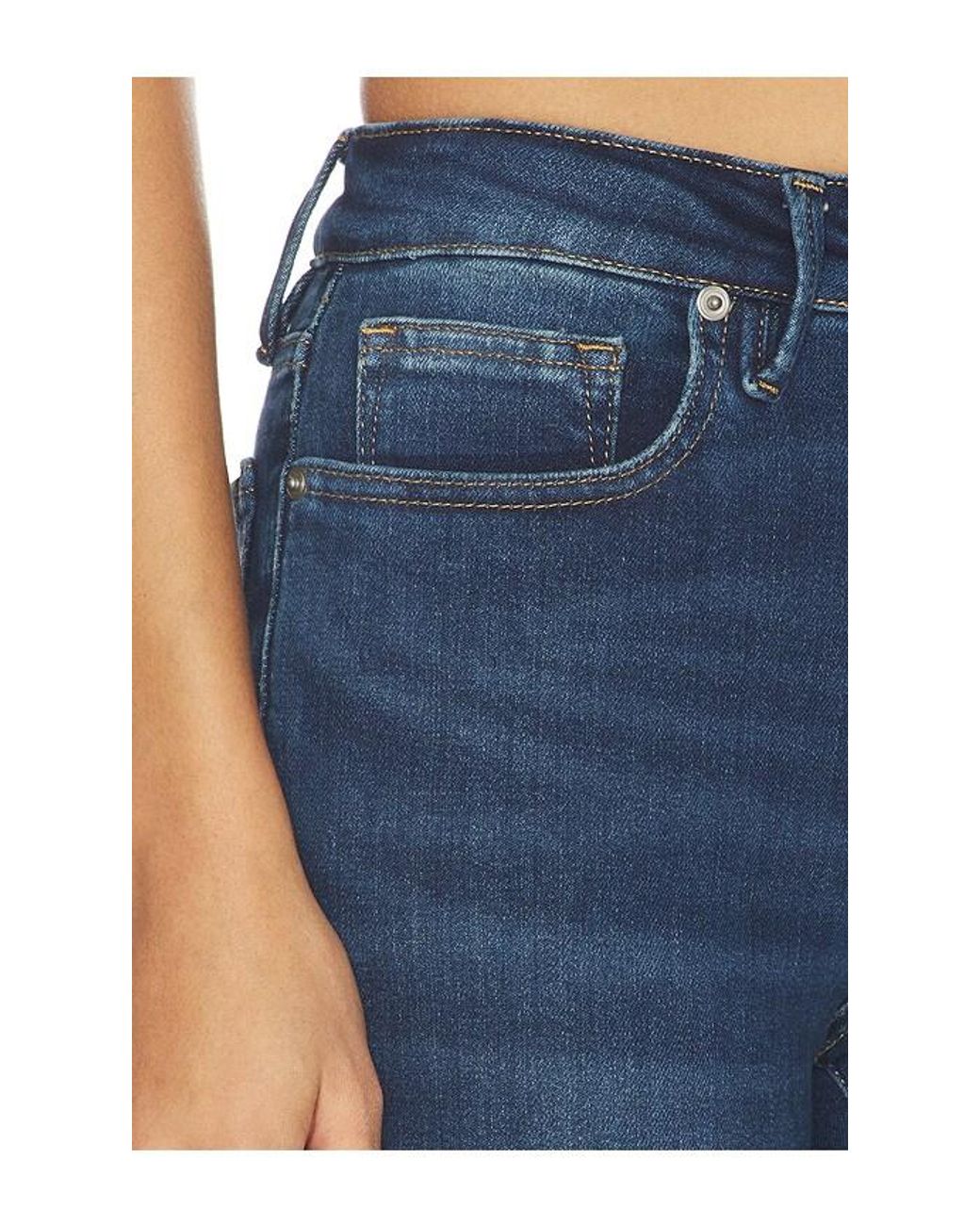 GOOD AMERICAN Blue Ausgestellte Hose Compression