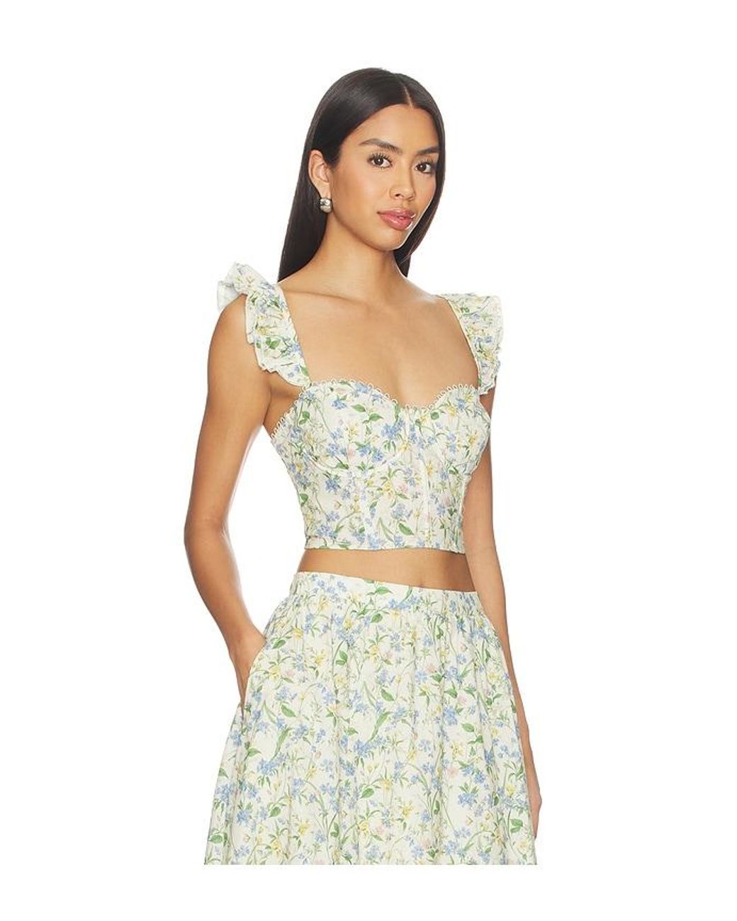 Astr Multicolor Wedelia Top