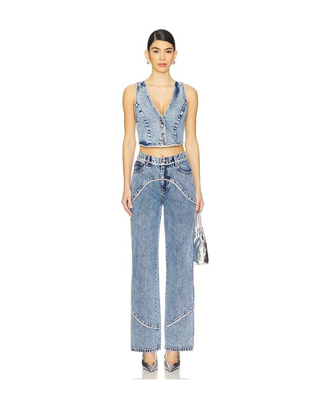 retroféte Blue Izzie Jeans