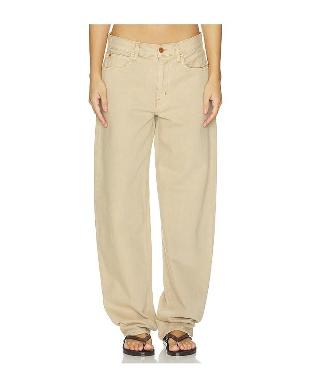 SLVRLAKE Denim Natural Ella Barrel Jeans