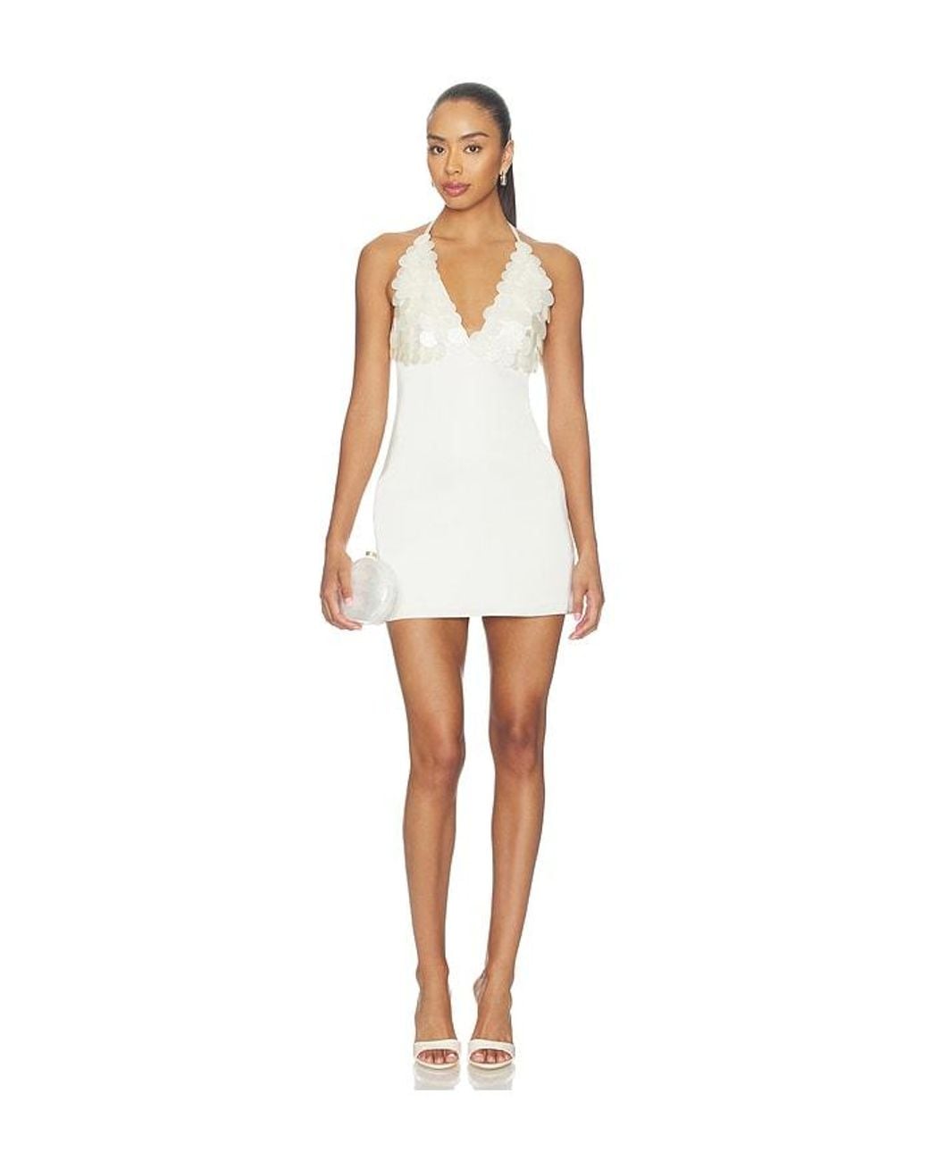 Nbd White Simi Mini Dress