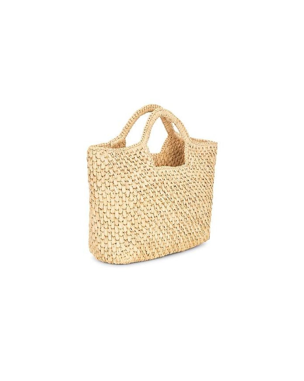 Hat Attack Natural Sandy Top Handle Bag