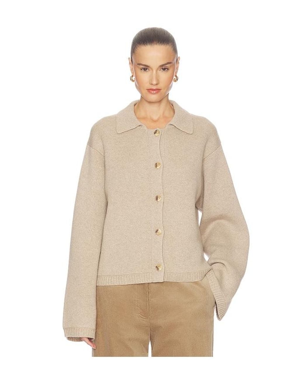 SRG Natural Orli Cashmere Cardigan