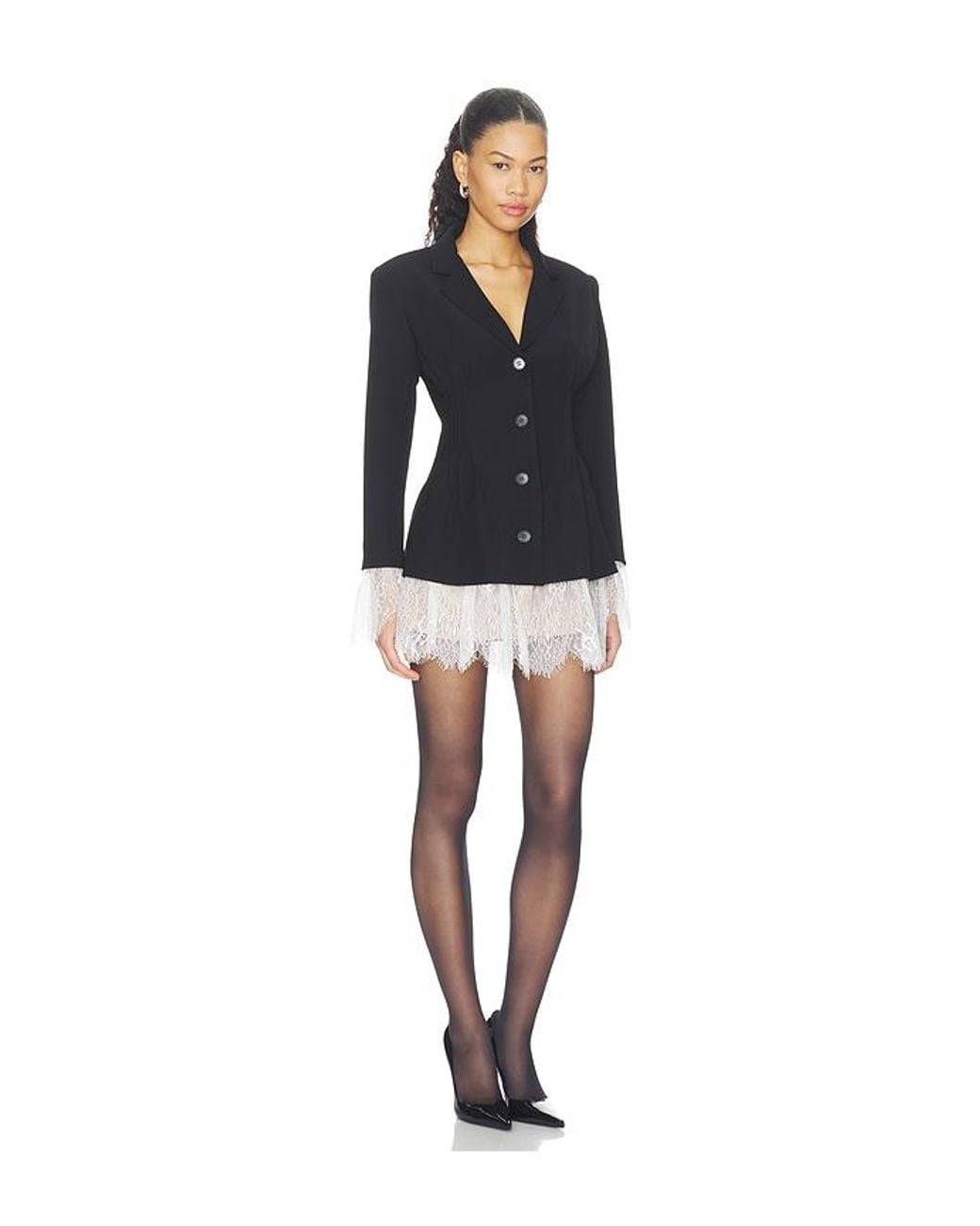 Line & Dot Black Valleta Blazer Dress