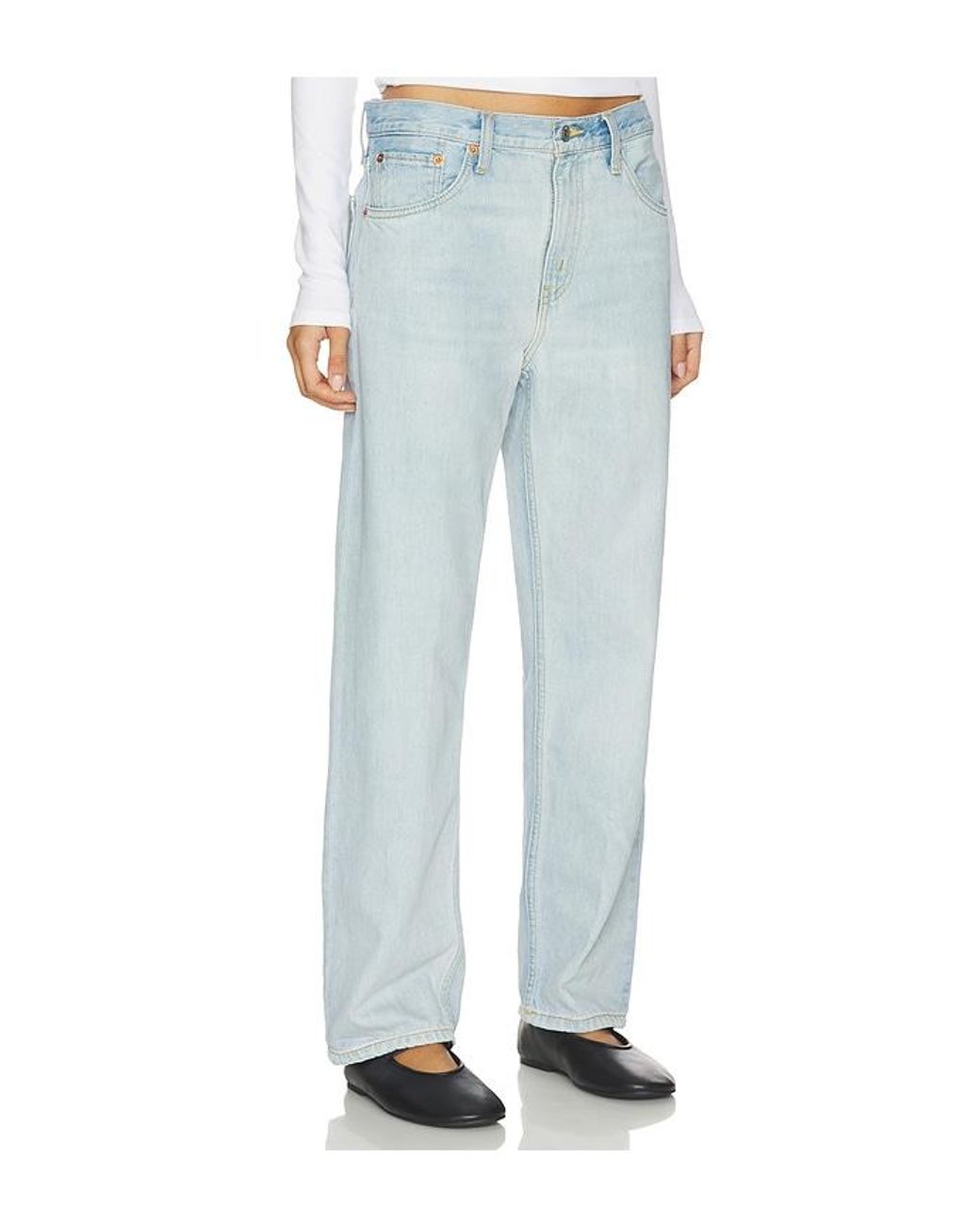 Re/done Blue The Ollie Straight Leg Jean