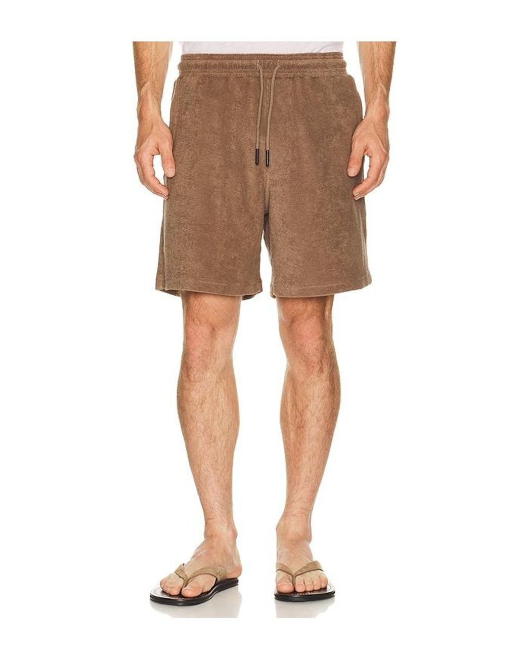 Oas Brown Vibra Shorts for men