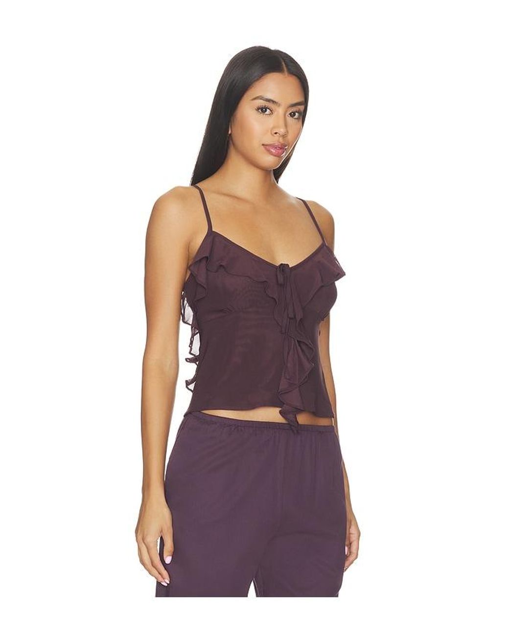 Steve Madden Purple Roue Knit Top