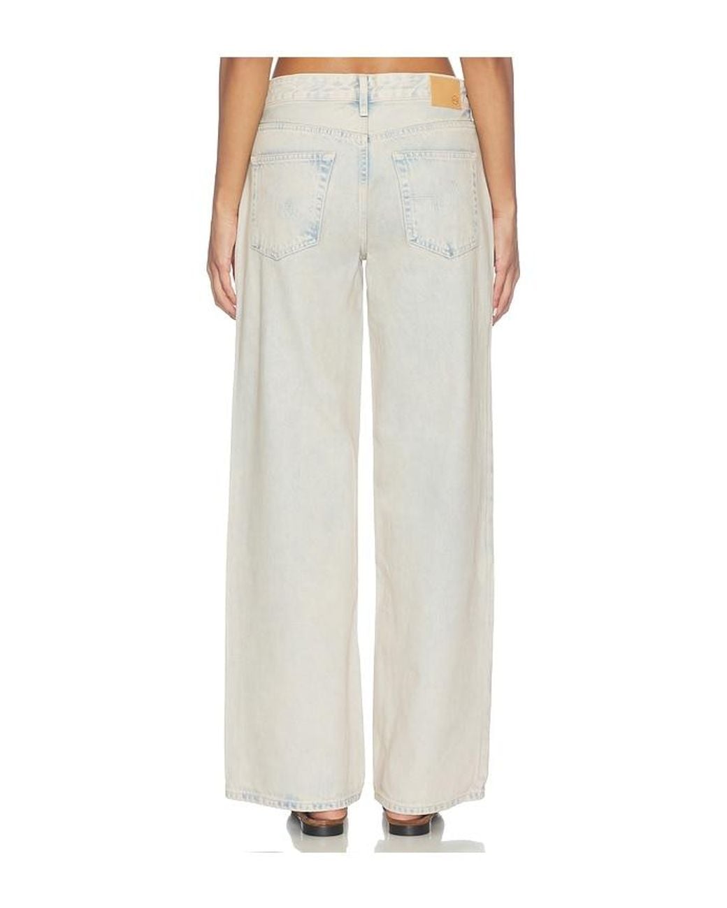 AG Jeans White Adria Wide Leg Jean