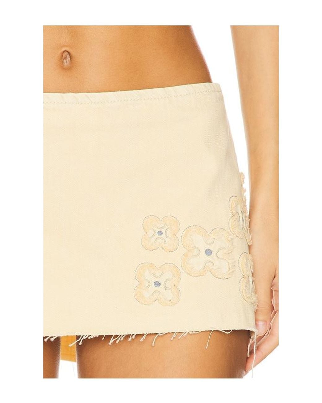I.AM.GIA White Fauna Skort