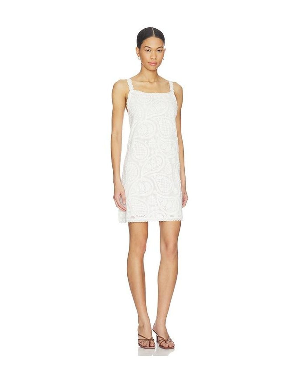 Cleobella White Asahi Mini Dress