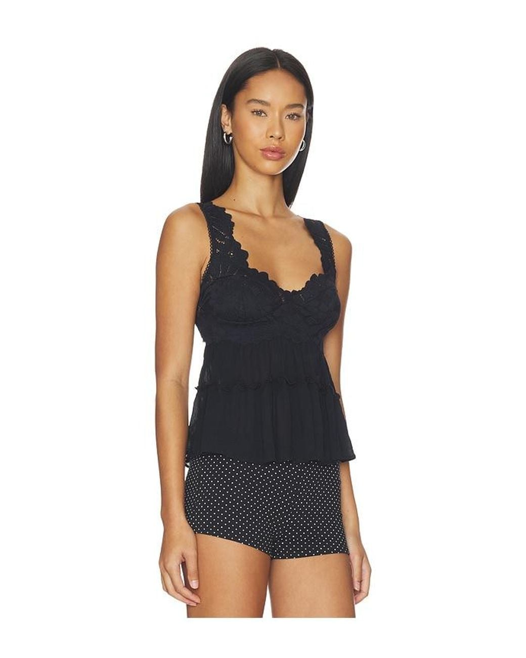 Free People Black Petal Party Shapeless