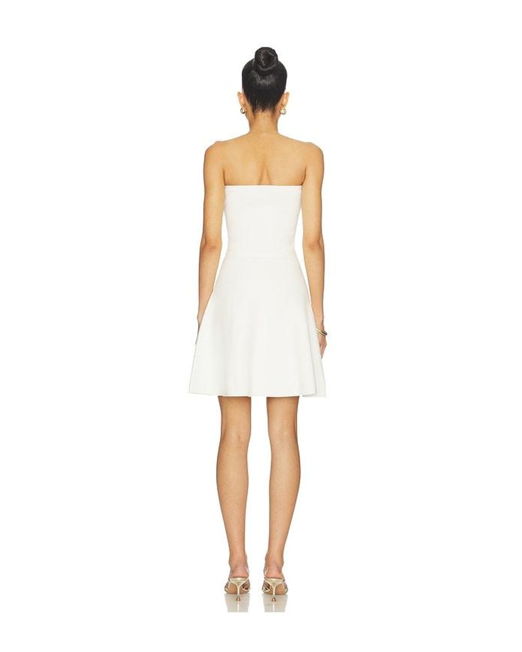 Karina Grimaldi White Mira Knit Mini Dress