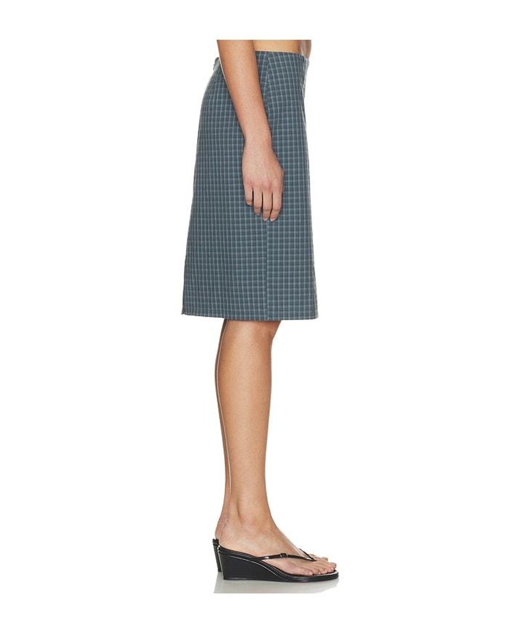 Lioness Blue Play On Midi Skirt